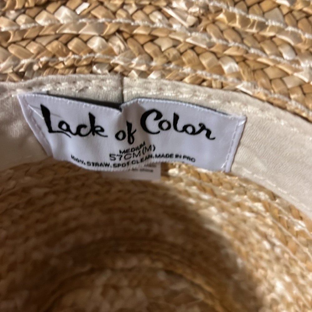 Lack of Color straw hat - Picture 3 of 3